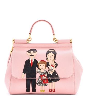 Medium Family Miss Sicily Bag Patchwork Leather