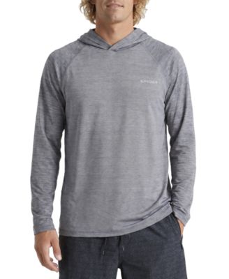Men's Birdseye Heather Hooded Long-Sleeve Rash Guard