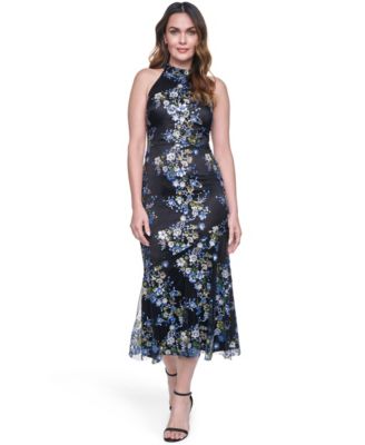 Women's Sleeveless Mock Neck Dress