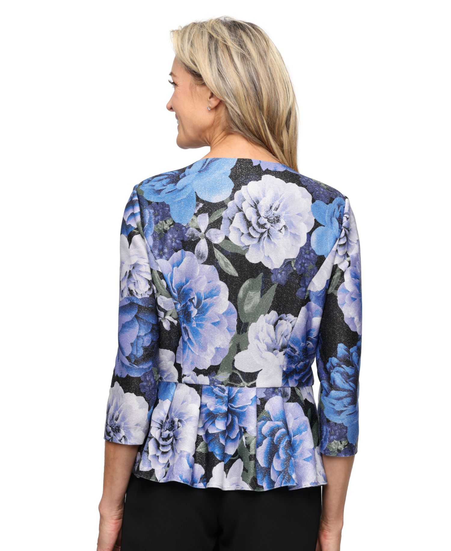 Women's Printed Peplum Top
