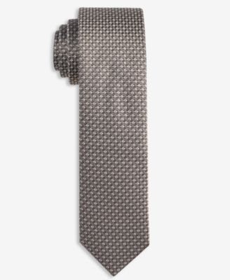 BOSS by Men's Neat Silk Skinny Tie