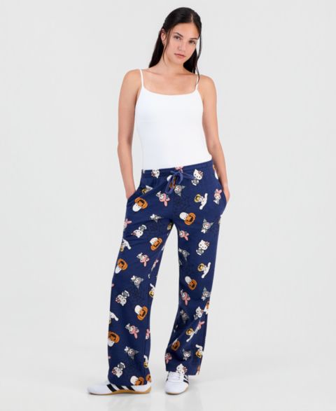 Женские брюки Sanrio Juniors' Hello Kitty And Friends Halloween Sweatpants, цвет: Синий