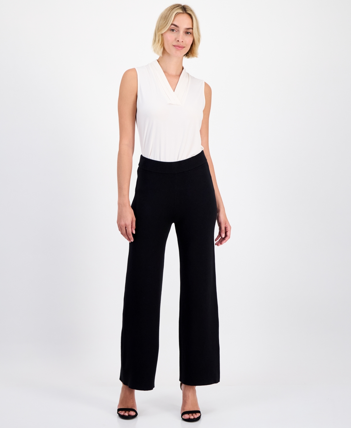 Anne Klein Women's Straight Leg Knit Pants