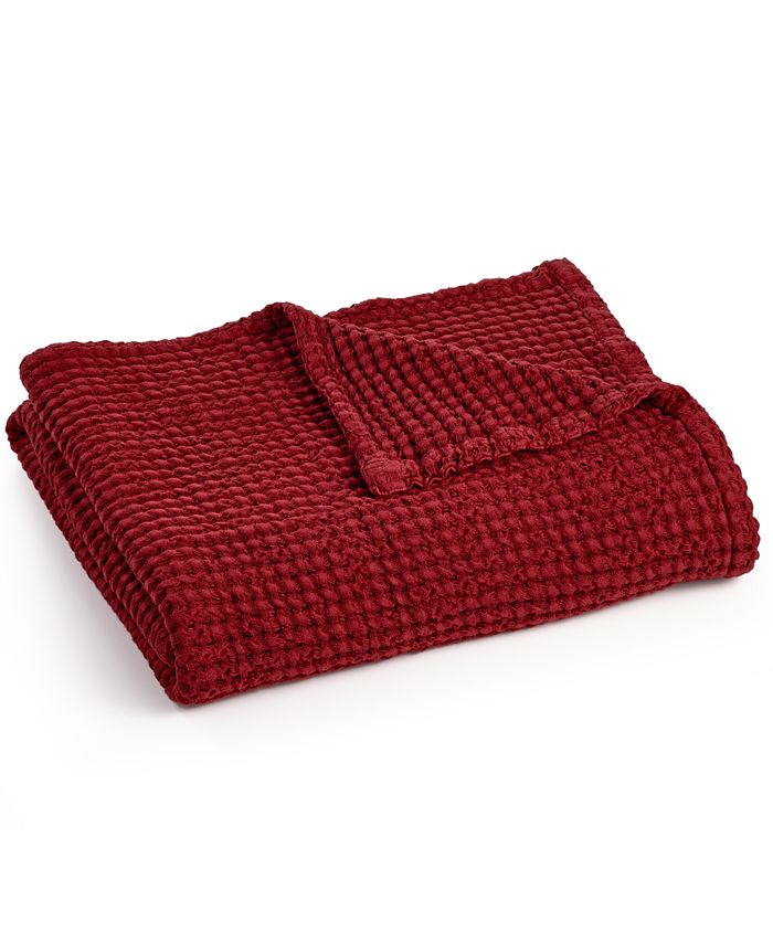 Hotel Collection CLOSEOUT! Waffle Weave Throw, Created for Macy's Macy's