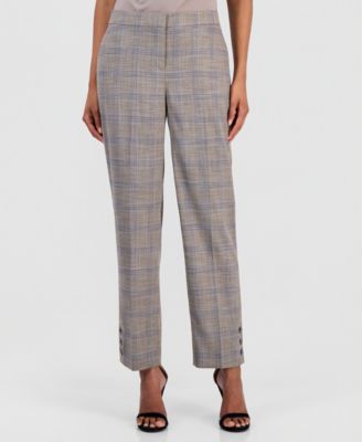 Women's Mid-Rise Straight-Leg Ankle Pants 
