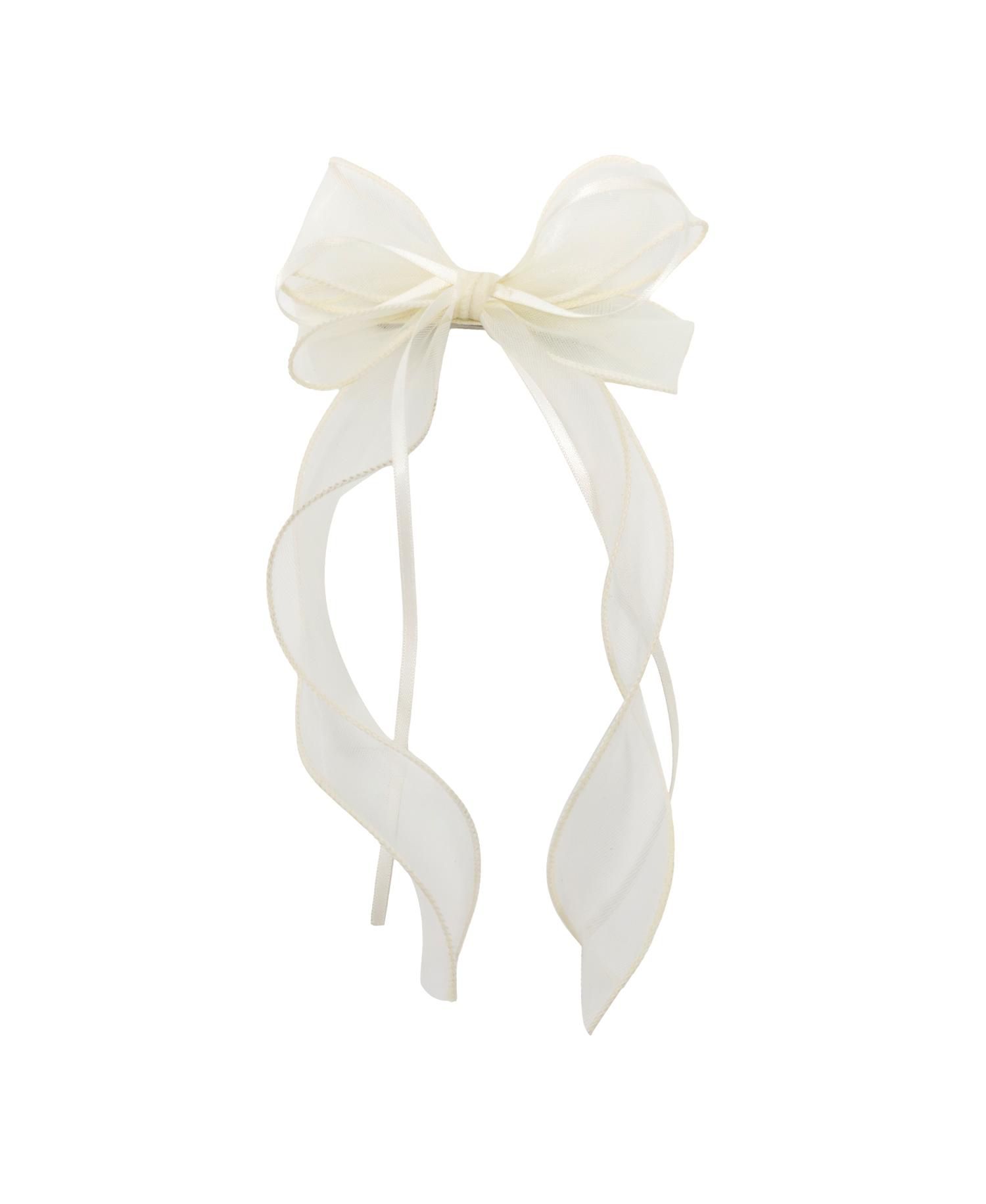 Girls Organza Double Ribbon Clip Gift Set with Tin Case