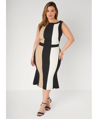 aje black dress Elations Knit Maxi Dress-BLACK / XXS