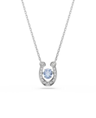 Rhodium-Plated Symbolica Pendant Necklace
