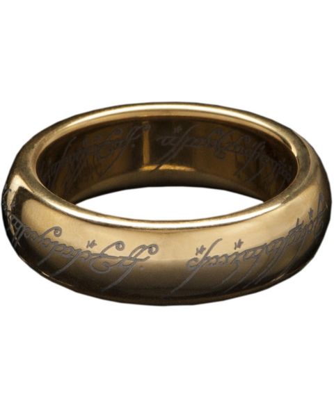 Детские украшения WETA Workshop The One Ring Gold-Plated Tungsten Replica Ring, Ages 14+, цвет: Разноцветный