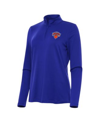 Women's Blue New York Knicks Reprocess Quarter-Zip