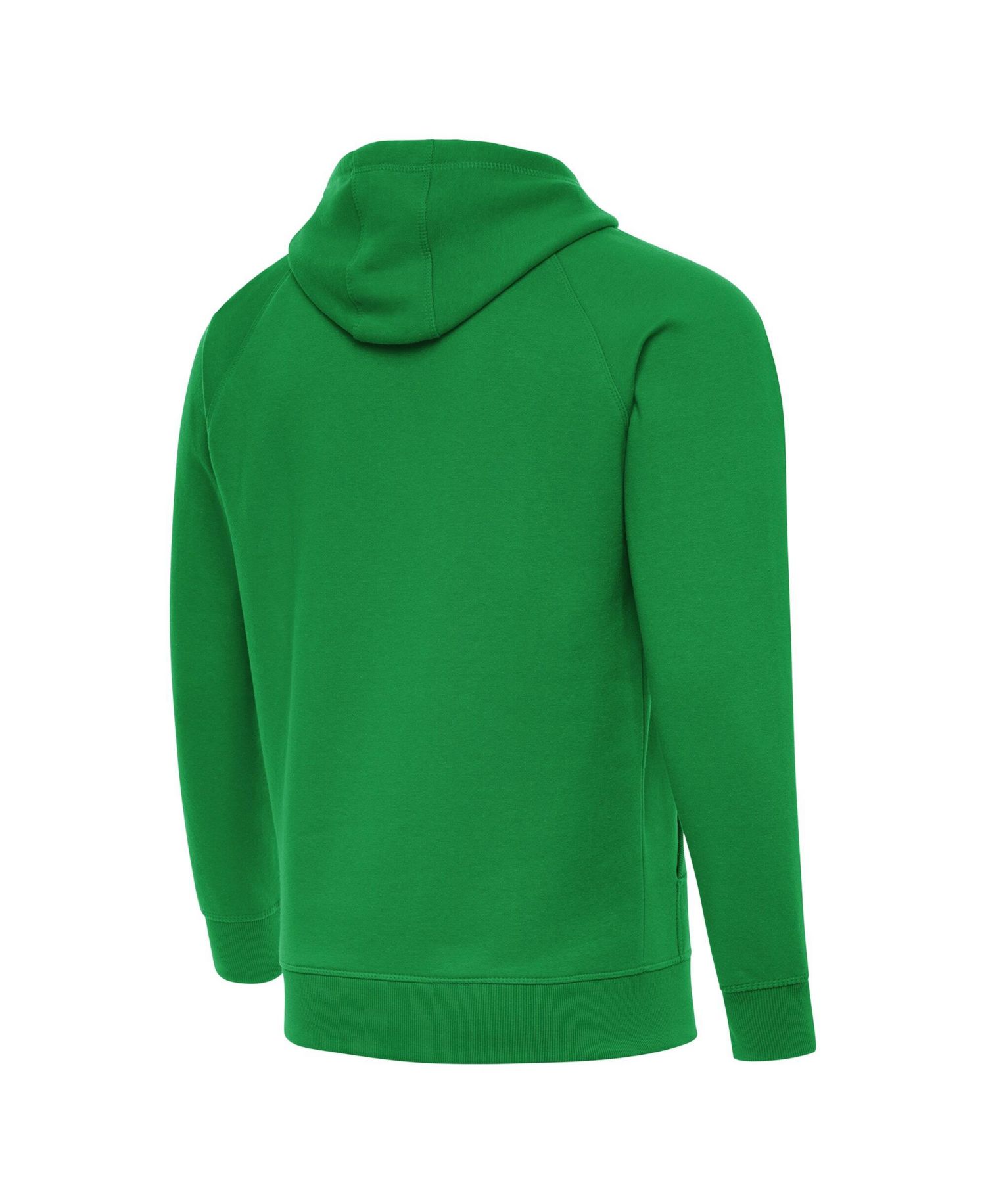 Men's Kelly Green New York Knicks St. Patrick's Day Victory Raglan Pullover Hoodie