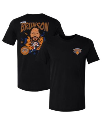 Men's Jalen Brunson Black New York Knicks Caricature T-Shirt