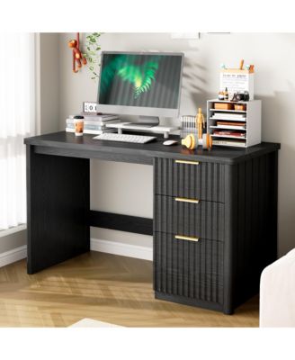 Computer Desk With File Drawers And Storage Drawers