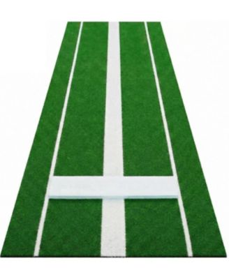 10'x3' Softball Pitching Mat, Anti-Slip Turf Hitting Mat for Indoor Outdoor Baseball Practice Training