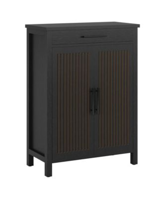 Modern Shoe Storage Cabinet with Multi Tier Adjustable Shelves