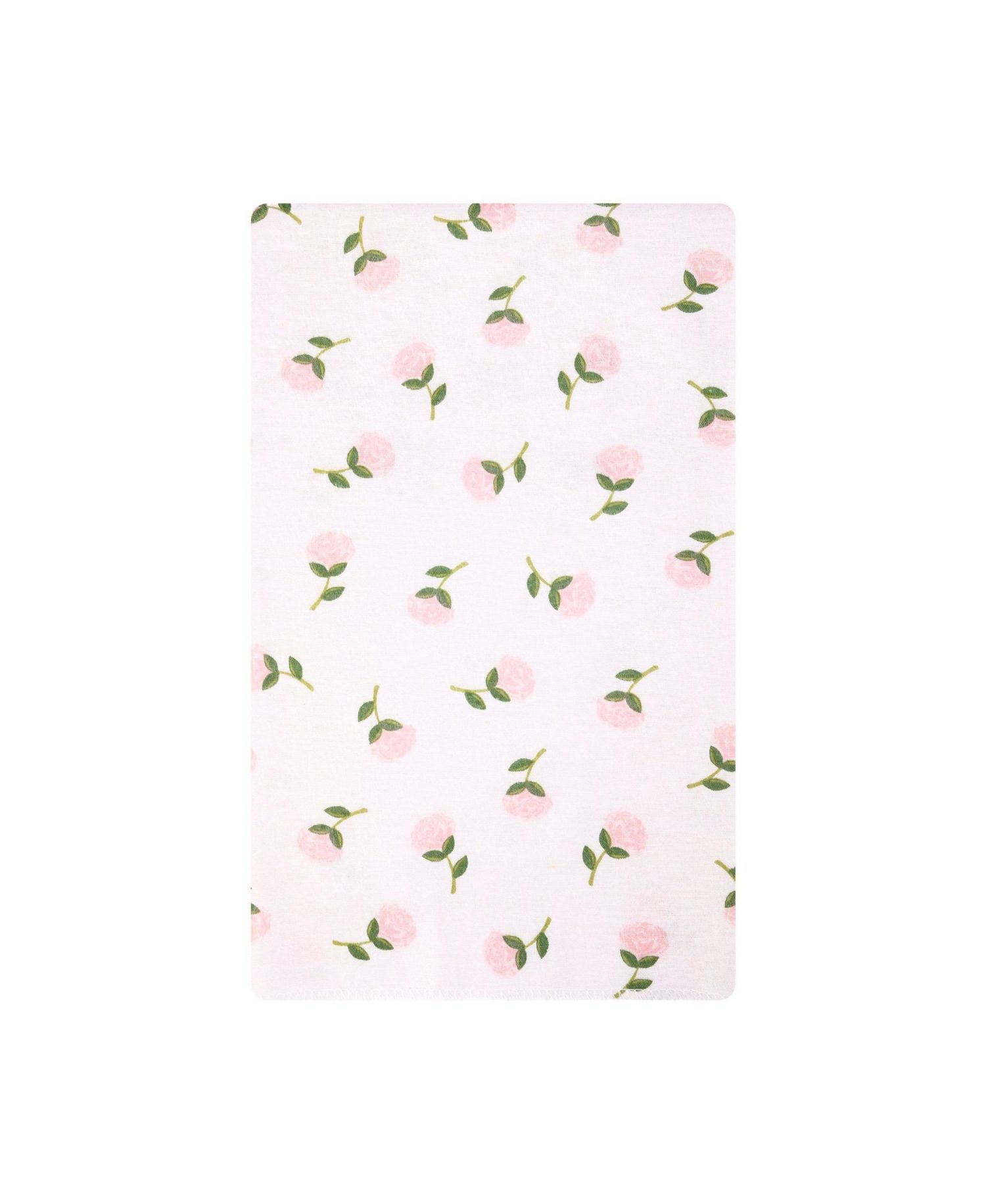 Girl Cotton Poly Flannel Burp Cloths, One Size