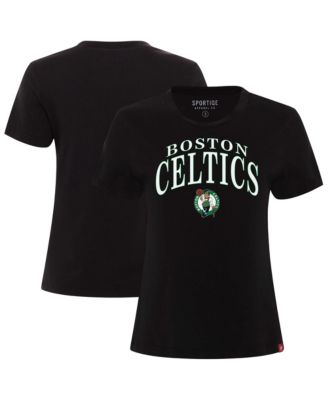 Women's Black Boston Celtics Arcadia Boxy T-Shirt
