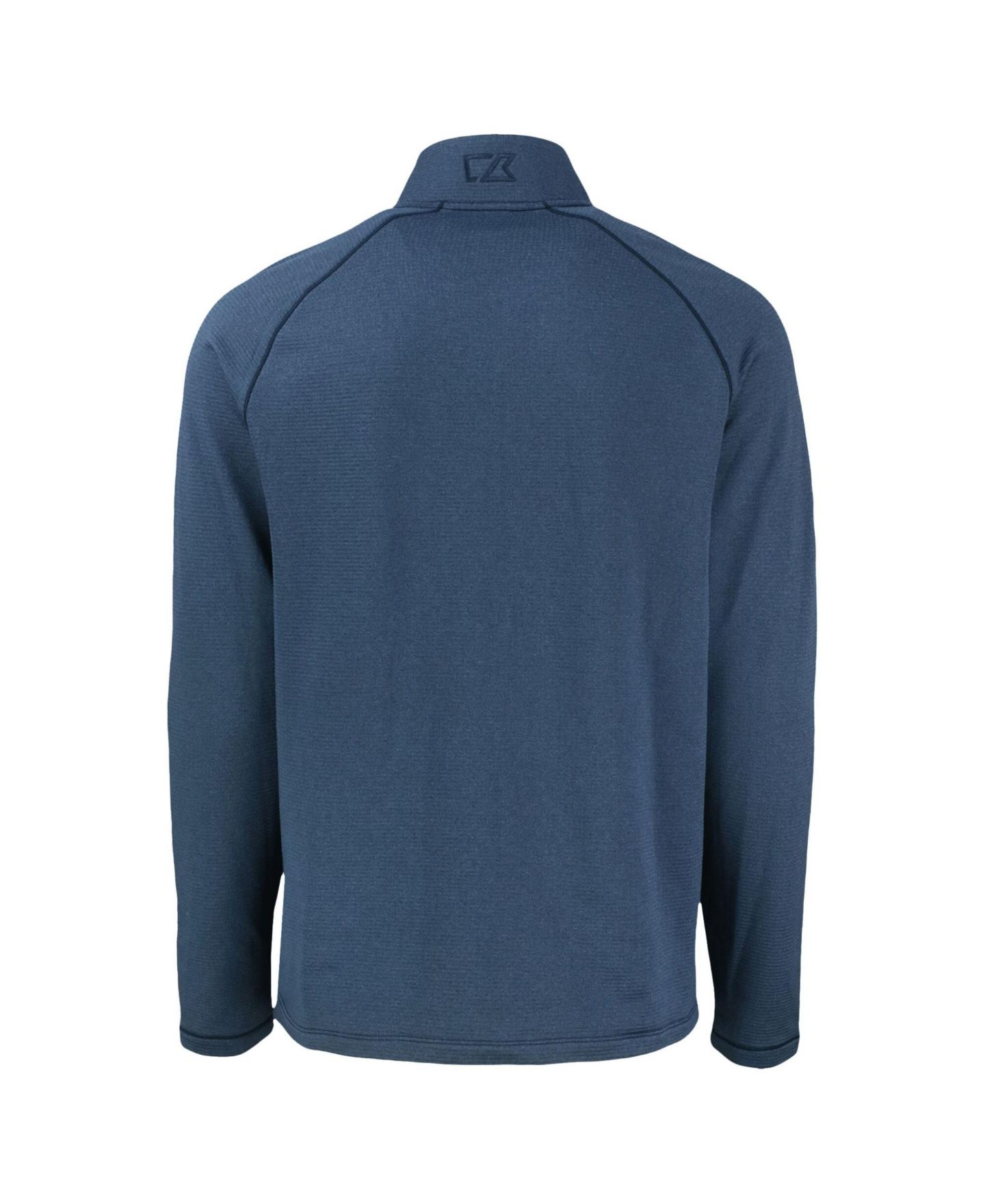 Мужская куртка Cutter & Buck Heather Navy New York Yankees Peshastin Eco Fleece Raglan Full-Zip — фото 3