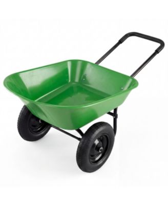 2 Tire Wheelbarrow Garden Cart Heavy-duty Dolly Utility