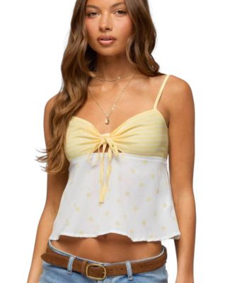 Women's Tilly Mixed Print Top