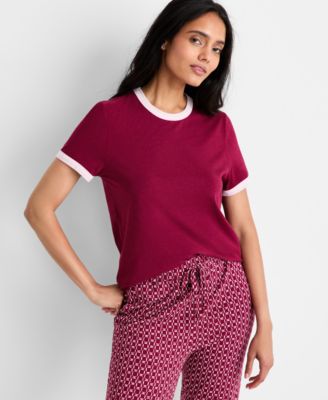 Women's Solid Baby Sleep Tee, XS-3X