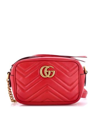 Mini GG Marmont Shoulder Bag Matelasse Leather