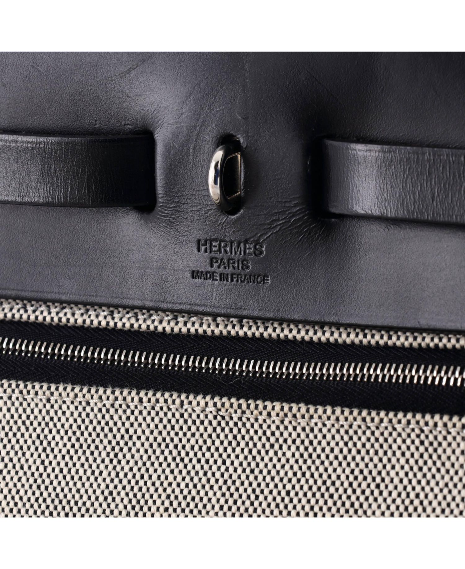 31 Herbag Zip Berline Vache Canvas and Leather