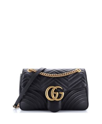 Medium GG Marmont Flap Bag Matelasse Leather
