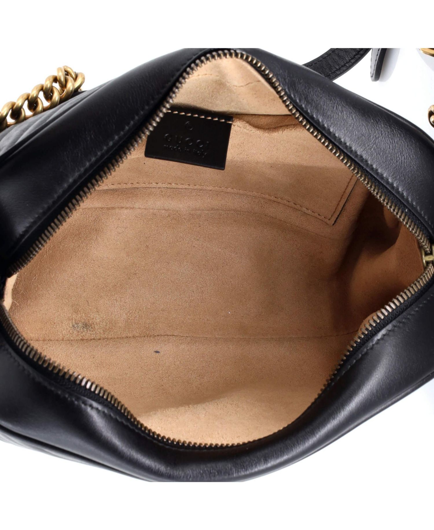 Small GG Marmont Shoulder Bag Matelasse Leather