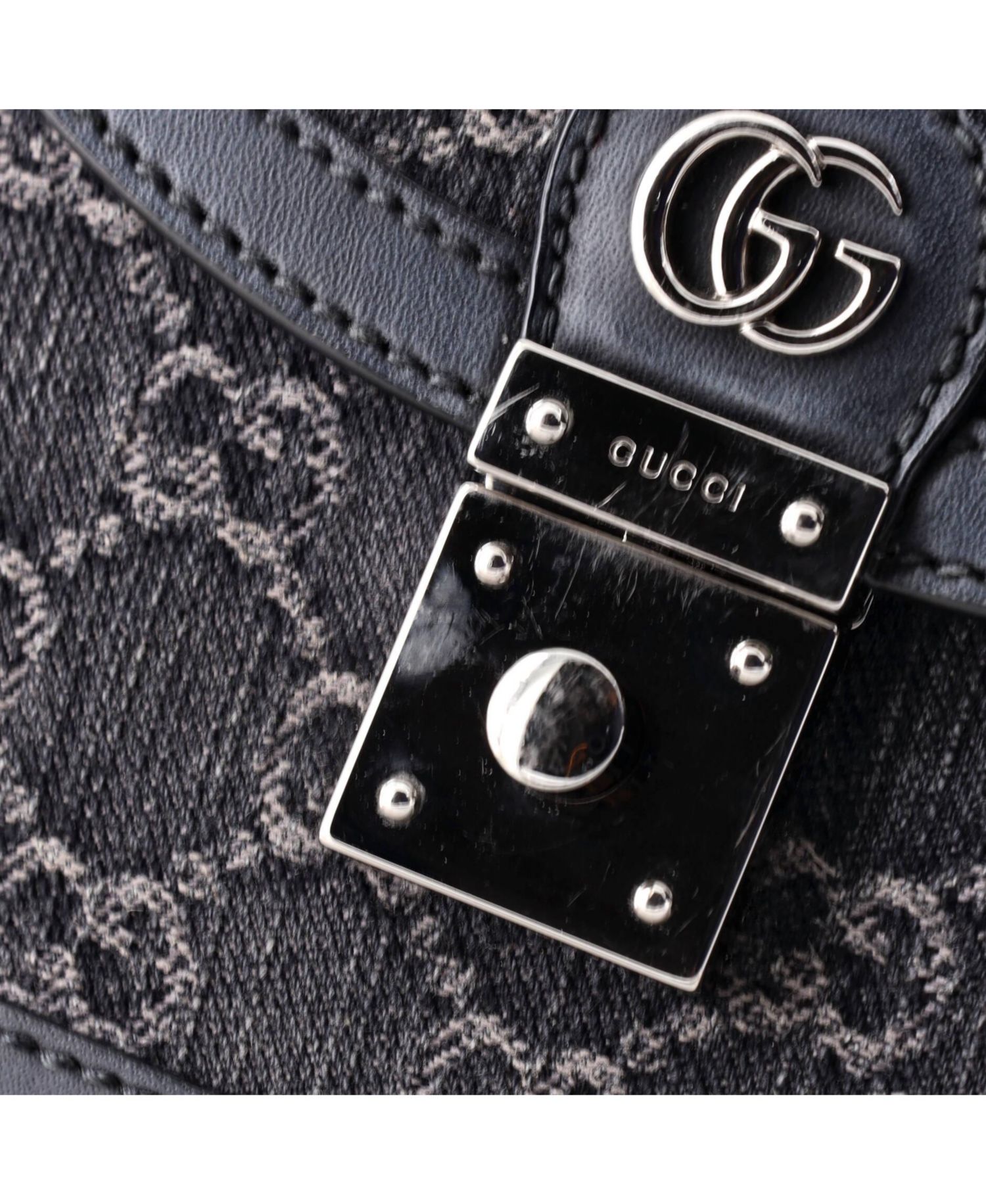 Mini Ophidia Flap Top Handle Bag GG Canvas