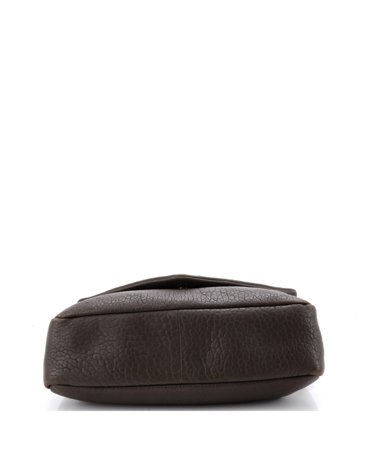 Pre-Owned Saint Laurent Large Calypso Flap Bag Leather