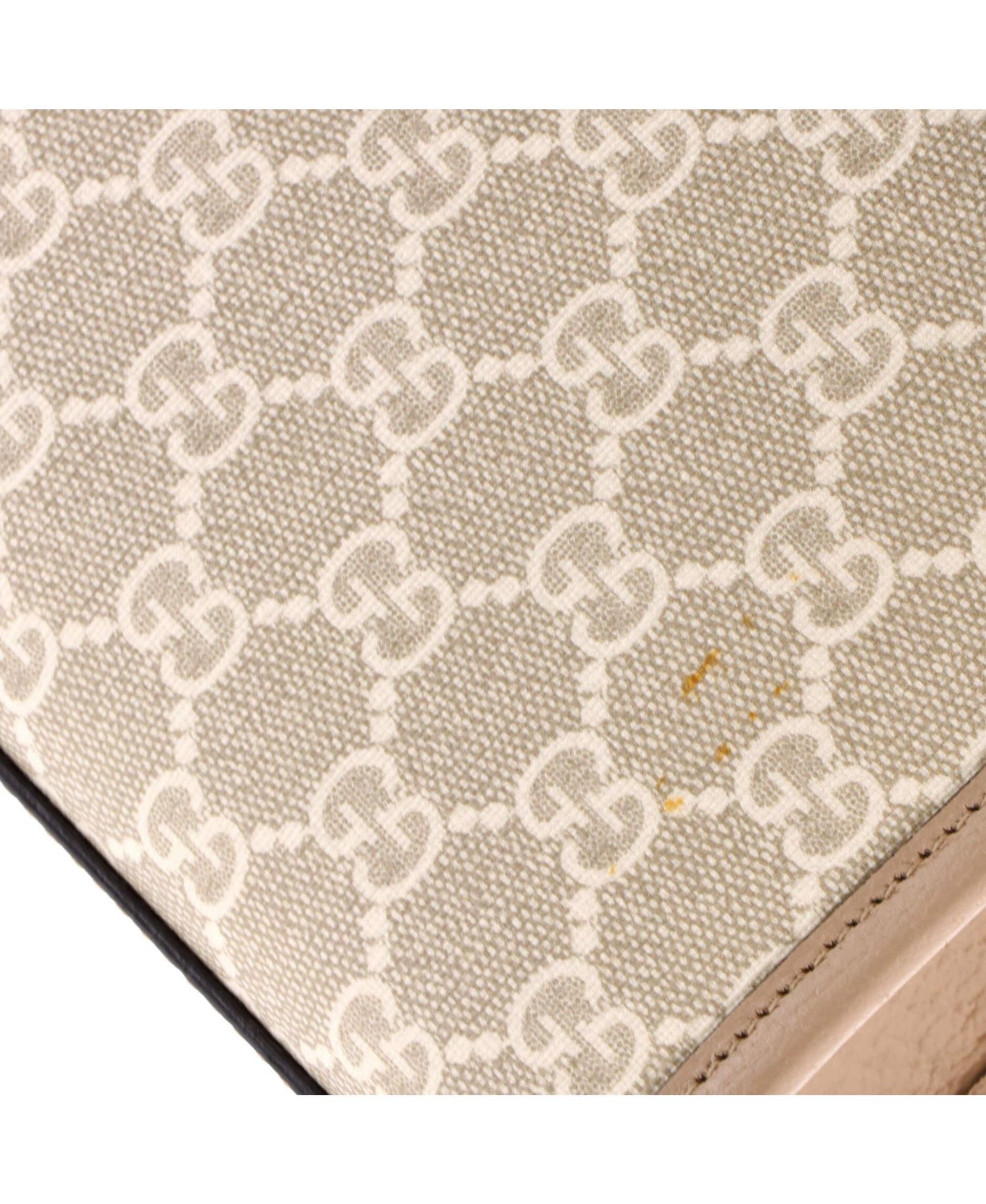 Mini Interlocking G Patch Tote GG Coated Canvas