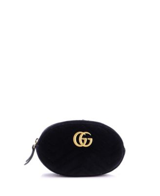 GG Marmont Belt Bag Matelasse Velvet