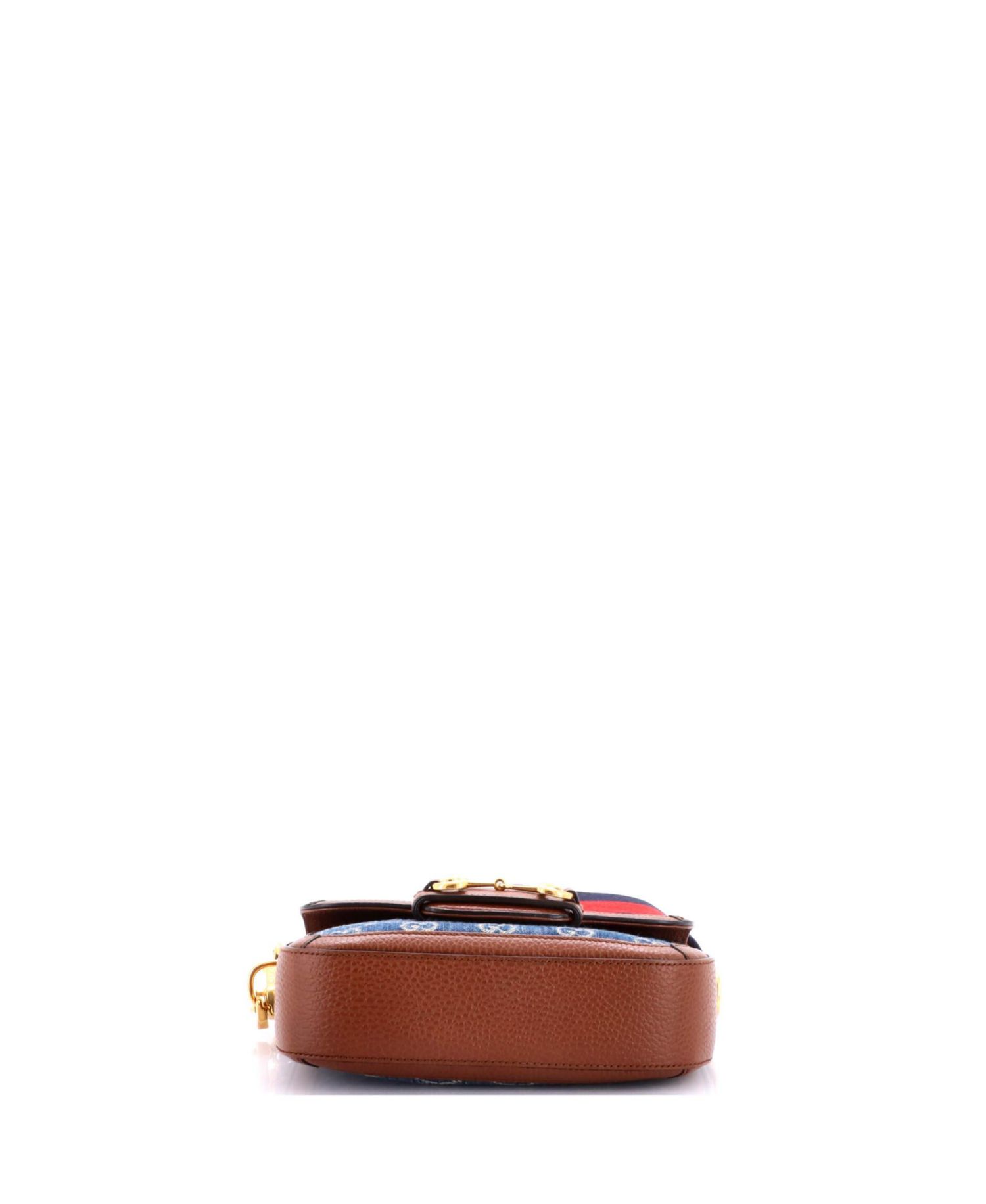 Mini Horsebit 1955 Shoulder Bag GG Denim