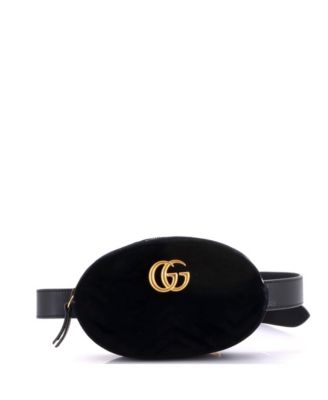 GG Marmont Belt Bag Matelasse Velvet