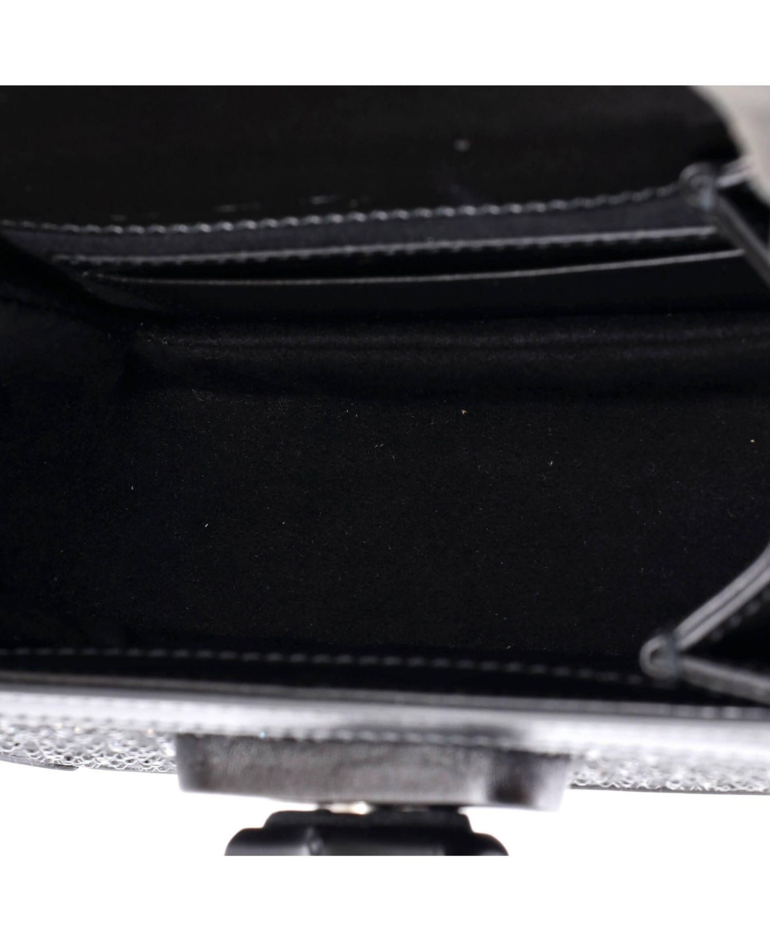 Mini Bamboo 1947 Top Handle Bag Crystal Embellished GG Canvas