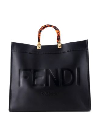 Large Sunshine Shopper Tote Leather