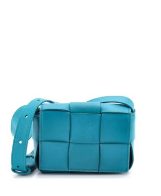Extra Mini Cassette Crossbody Bag Maxi Intrecciato Leather