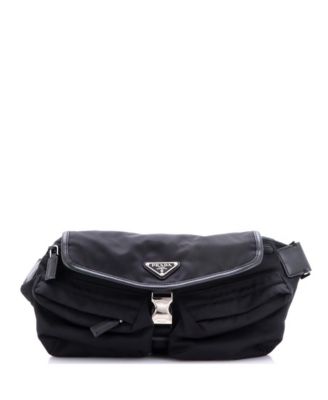 Double Front Pocket Belt Bag Re-Nylon