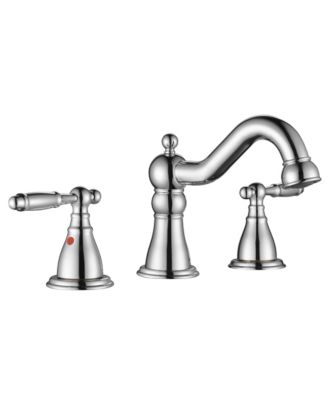 Bathroom Faucet For bathroom Sink With Two Handles And Supply Lines