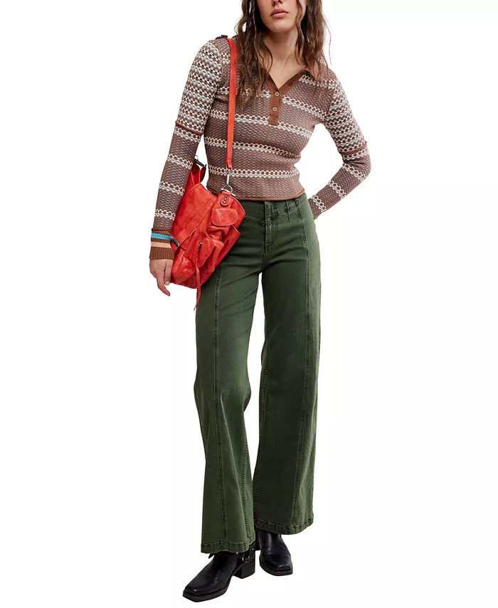 Women's Level Up Long-Sleeve Henley Top - thumbnail 2
