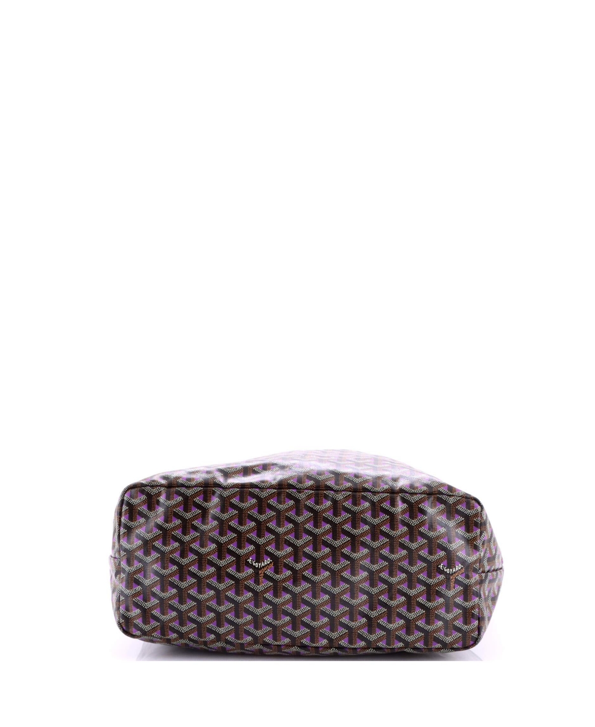 Pre-Owned Goyard Pm Saint Louis Tote Claire Voie Coated Canvas