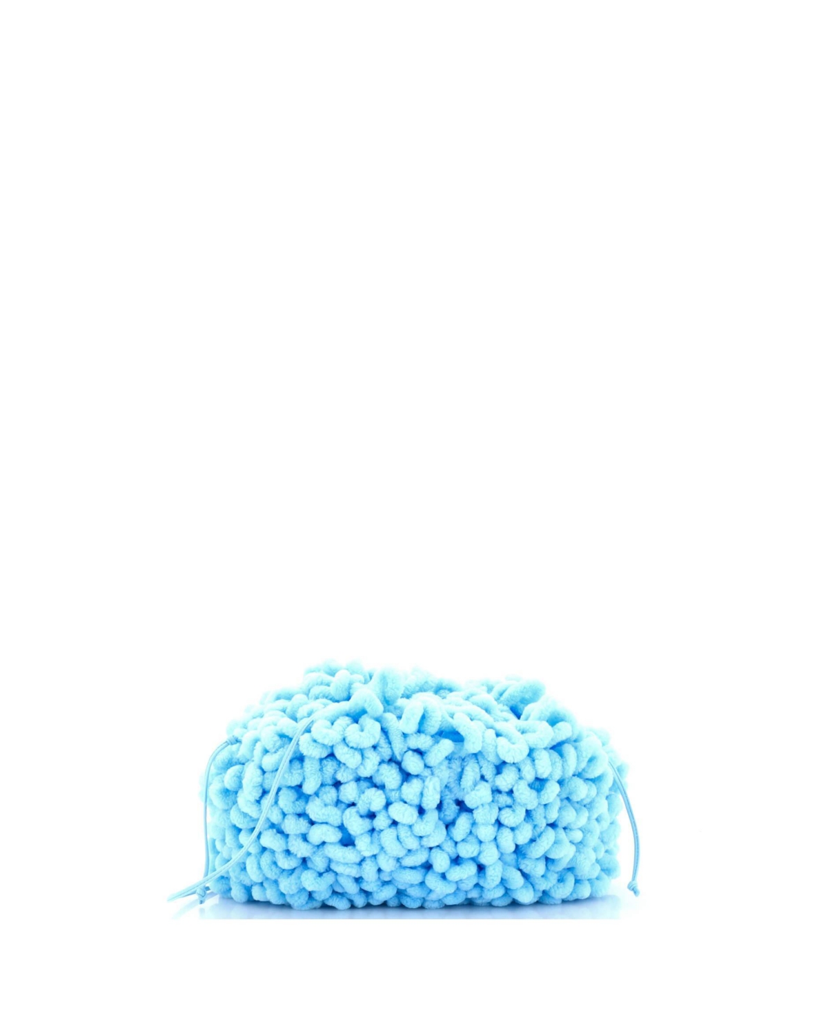 Pre-Owned Bottega Veneta Mini The Wave Pouch Twisted Chenille