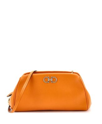 Small Gancini Crossbody Bag Leather