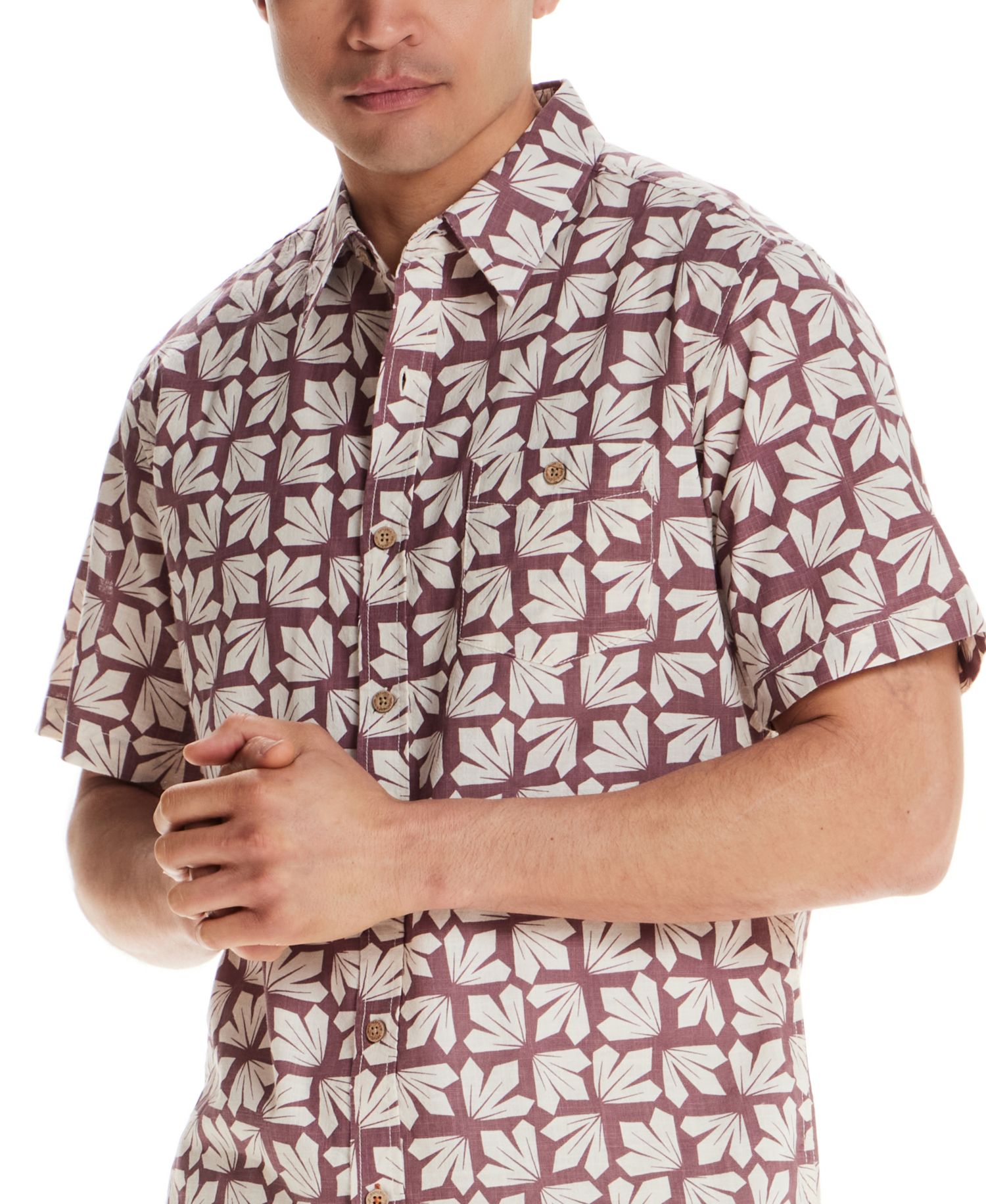 Men's Button-Down Short-Sleeve Shirt