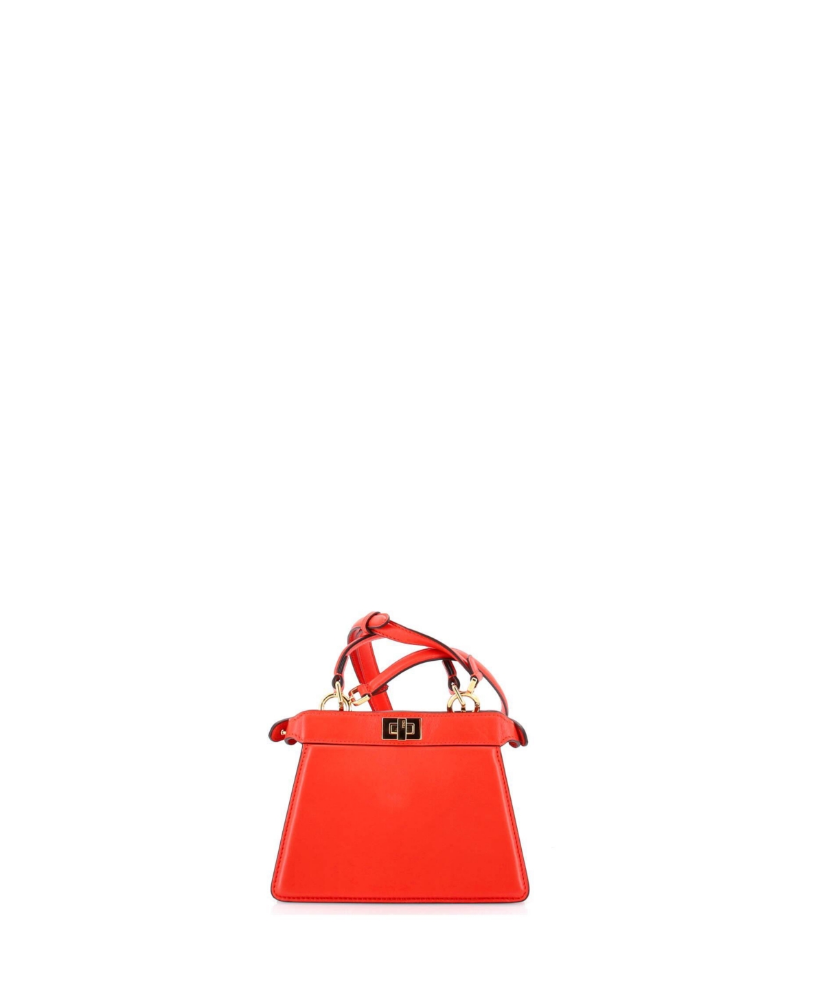 Pre-Owned Fendi Petite Peekaboo ISeeU Bag Leather