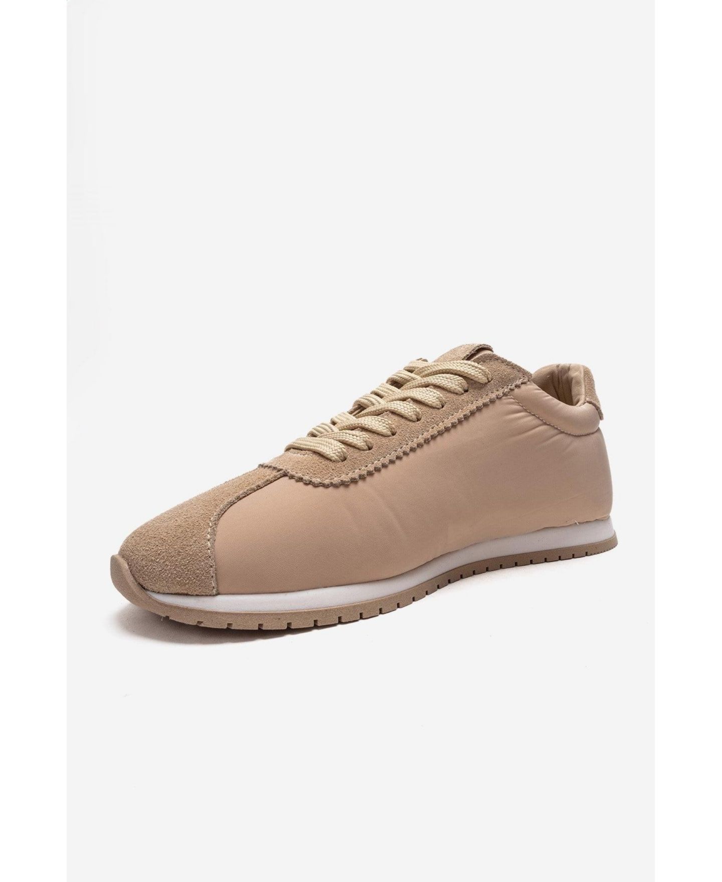 Женские кроссовки Forever & Always Shoes Unica Leather Sport, цвет: Бежевый — фото 7