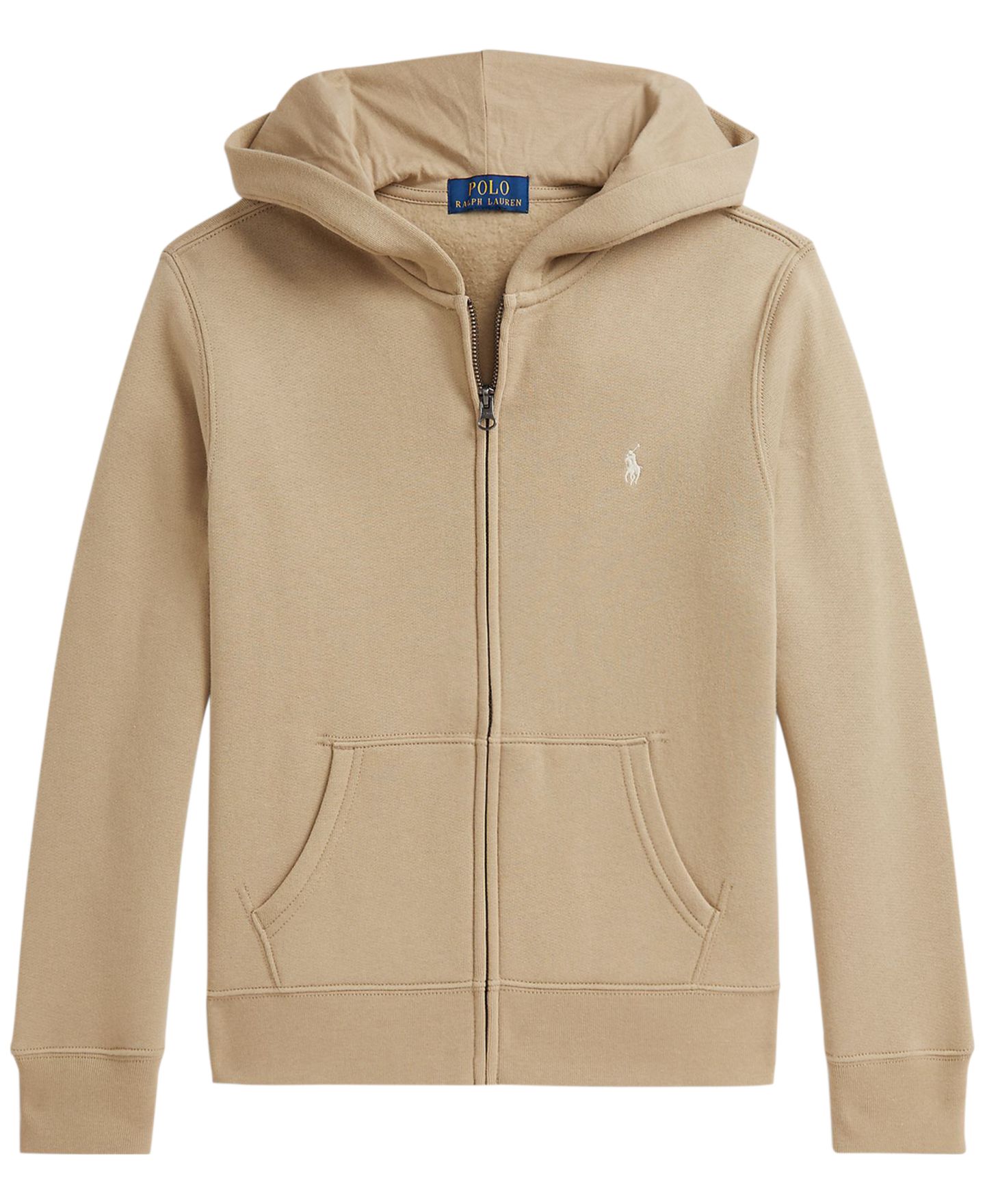 Худи Polo Ralph Lauren Fleece Full-Zip для мальчиков, цвет: Хаки — фото 4