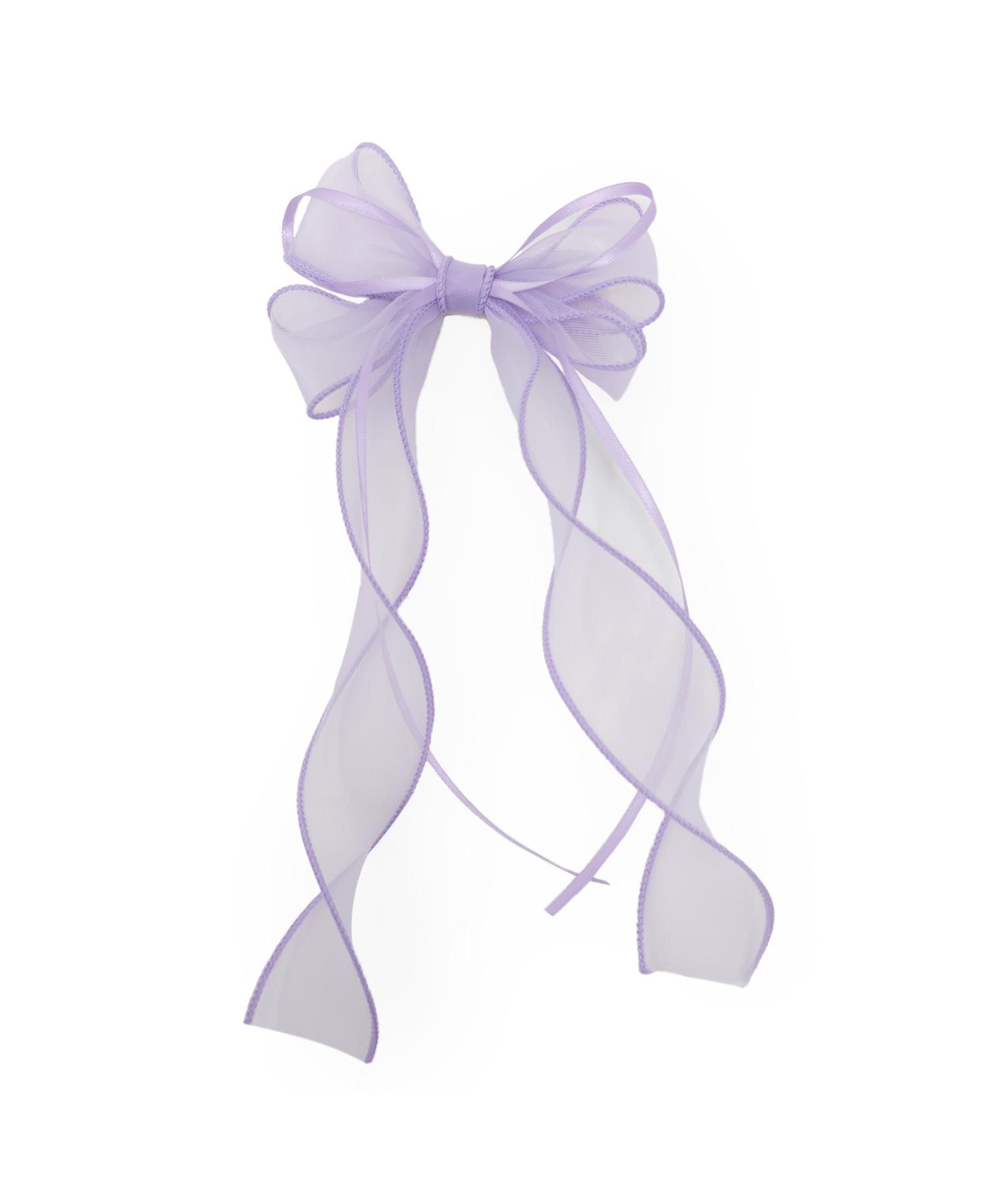 Girls Organza Double Ribbon Clip Gift Set with Tin Case