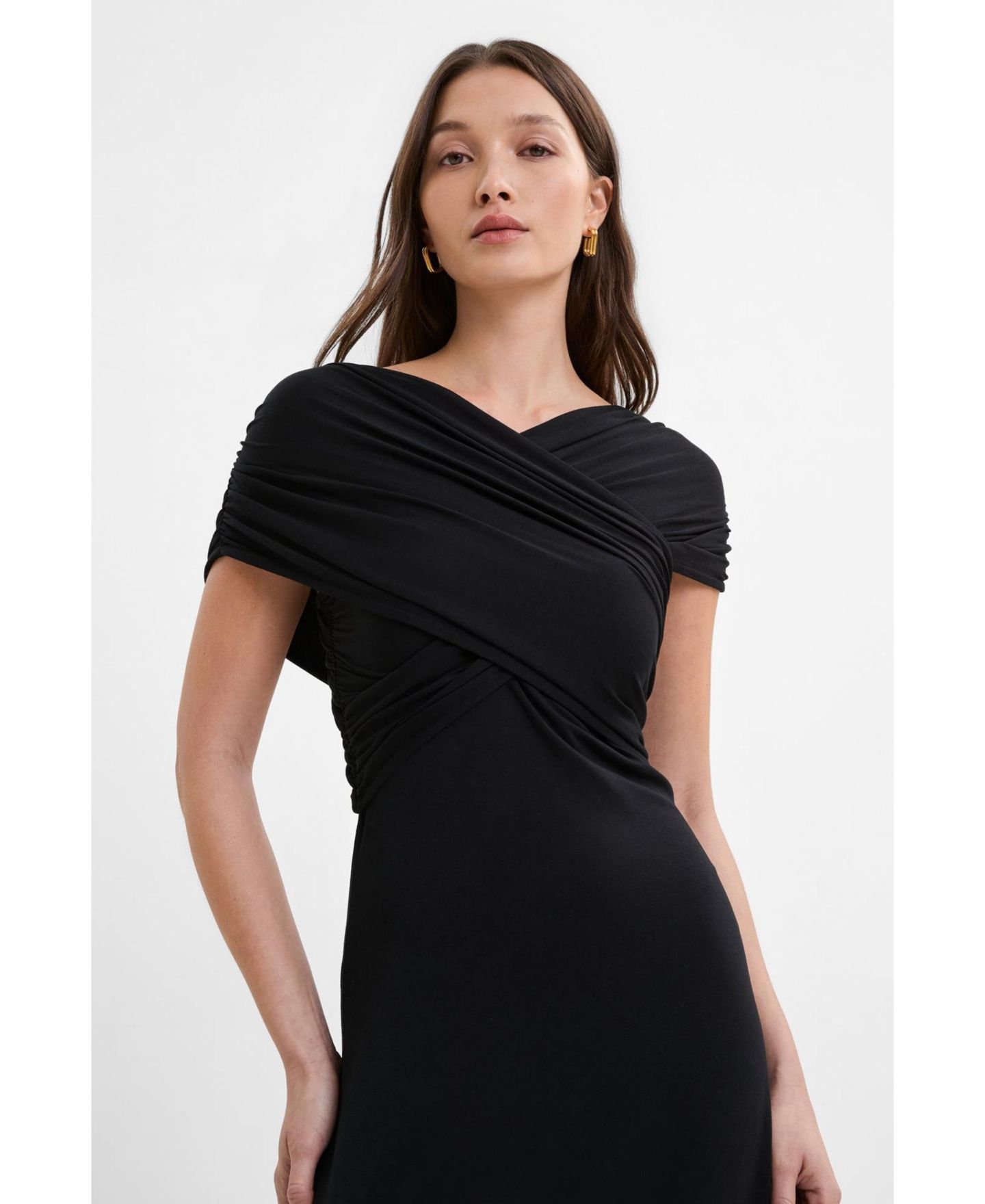 Женское платье Marcella Alyssa Convertible-Strap A-Line Jersey Maxi, цвет: Чёрный — фото 4